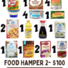 Pre-Assembled Food Hamper  2